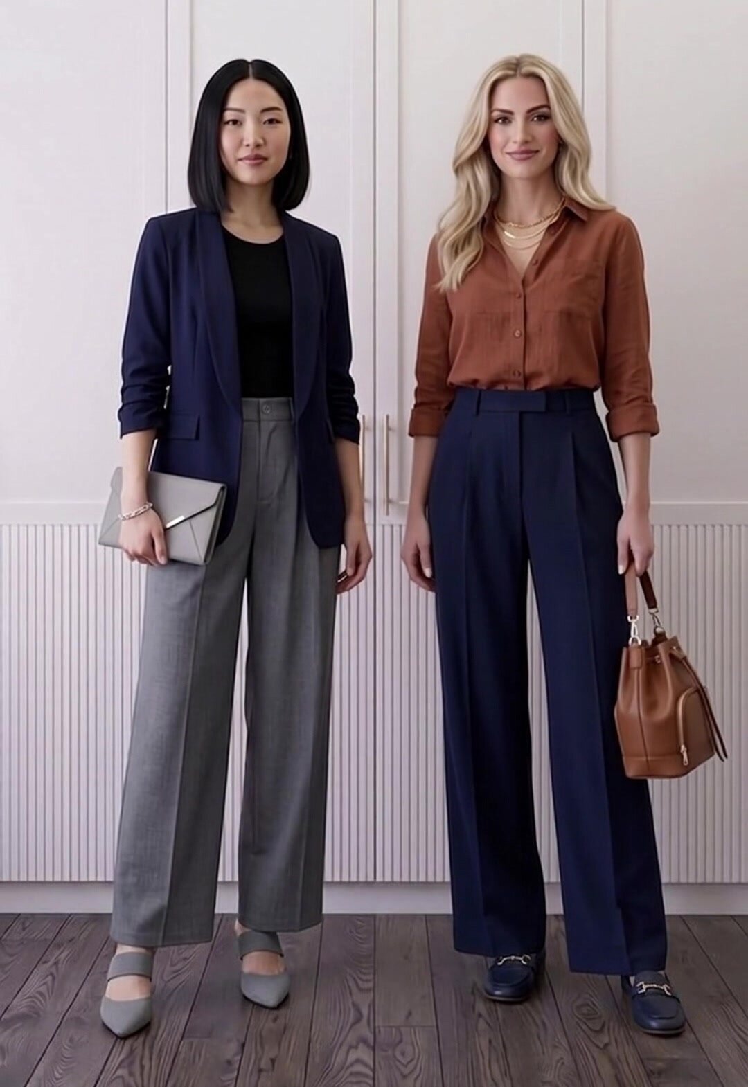 Navy-Gray & Navy-Rust